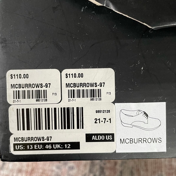 Aldo Mcburrows shoes size 13 - Picture 7 of 7